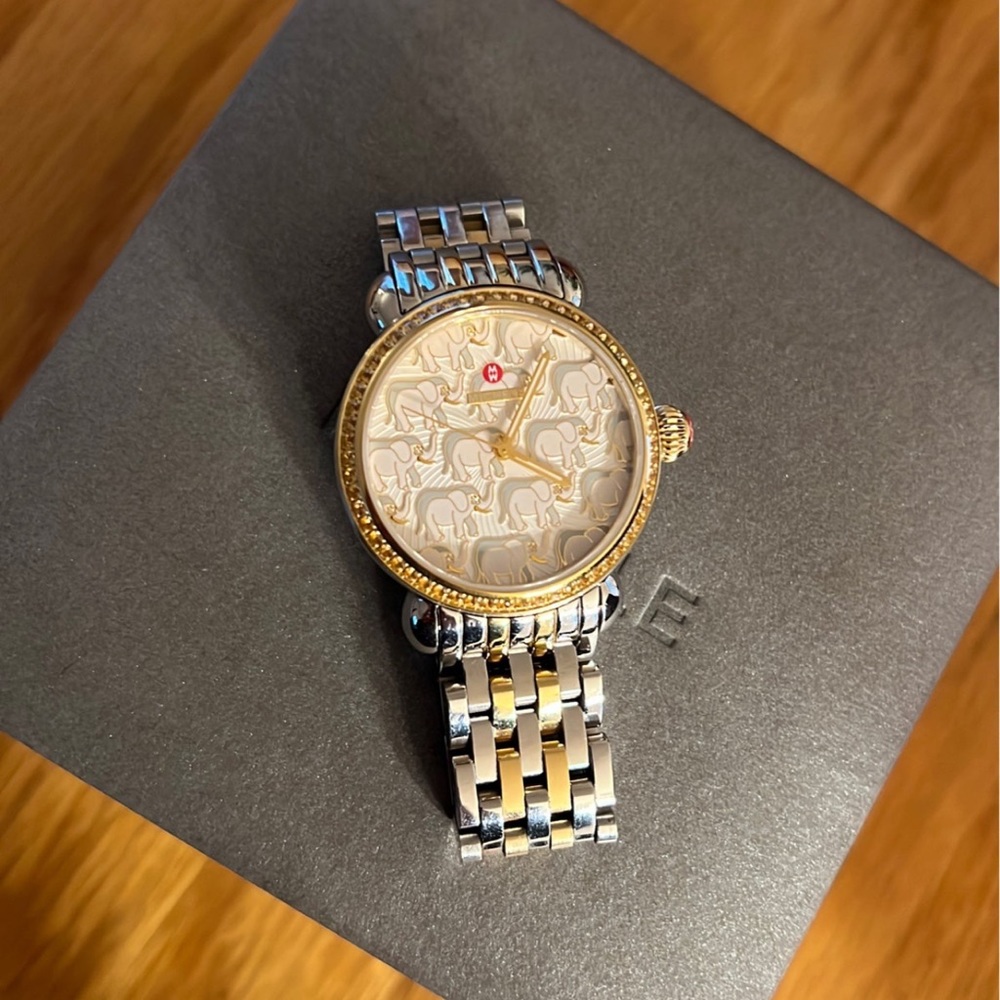 ❌SOLD❌Michele Limited Edition Exotic Elephant Watch